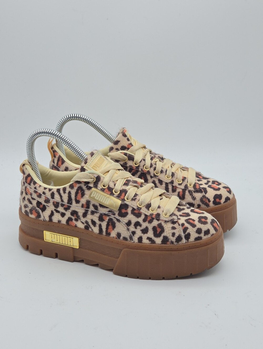 Puma Mayze Leopard‎ Platform Sneakers Size Women's 6